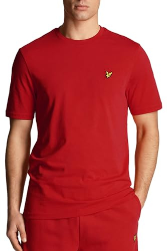 Lyle & Scott Mens Logo T-Shirt Gala Red M