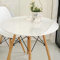 Mantel redondo transparente de PVC para mesa redonda, protector de mesa, 2 mm de grosor, de cristal suave, para mesa de café, se puede ajustar, transparente, 110 cm
