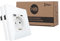 2er-Pack CNBINGO Glas Steckdose mit USB Ports (Typ-C und Typ-A unterstützung 20W Schnellladen) - Einfach Steckdose Unterputz in Weiß - Schuko Schutzkontakt Wandsteckdose mit Glasrahmen
