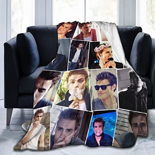 Kuschelige Plüsch-Decke Stefan Thow Salvatore Flanelldecke, Bettwäsche, warmes Fleece, weiche Decke für Sofa, Couch, Wohnzimmer, Büro, Auto, Camp, Stranddecken, 203,2 x 152,4 cm