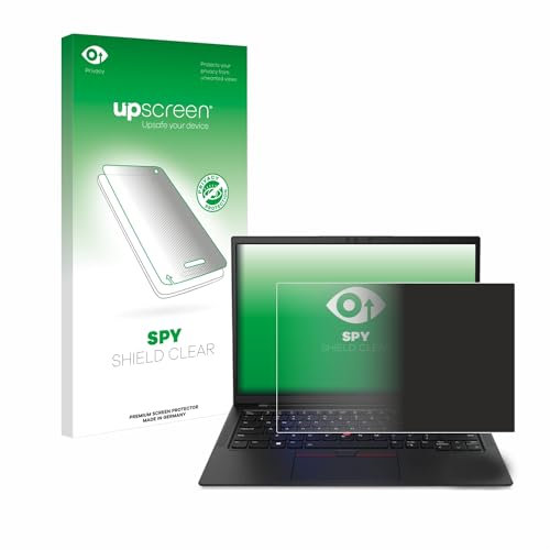upscreen Anti-Spy Blickschutzfolie für Lenovo ThinkPad X1 Carbon 14 Gen 11 Made in Germany, Privacy Displayschutz-Folie [Blaulichtfilter]