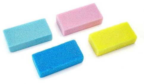 DHliIQQ Fuß Bimsstein Schwamm Stein Pediküre Fuß Bimsstein Pediküre Werkzeuge für Fuß Hornhaut Pediküre Haut Peeling Scrubber Entfernen Hart, Zufällig