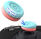 playvital Capuchon Manette pour ps5/ps4,Protection Joystick pour Xbox Series X/S,Thumbs Cushion Caps pour Xbox One/Elite Series 2,Cover Stick pour Nintendo Switch Pro-Bleu Aquatique & Rose Corail
