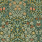 Papier peint intissé William Morris Blackthorn Deep Green 1005 x 52cm Vert | Revêtement Mural, Tapisserie | Ambiance Facile à poser et à enlever