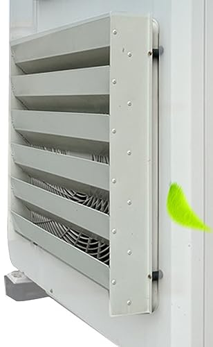 AC Vent Protection Fence Screen Air Deflector Grilles for Air Conditioner Outdoor Unit - Anti-Direct Baffle Louvers Wind Guide Cover