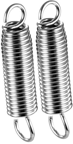 Mikinona 4sets Ersatz Bass Drum Pedal Feder Edelstahl Einfache Montage Für Drum Set Pedal Feder 2 Stücke * 4