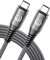 USB C auf USB C Kabel 2M 100W USB C Kabel PD 5A Schnellladekabel USB-C Lang Kabel Nylon USB Typ C Ladekabel für iPhone 16 15 Pro Max, Samsung S24 S23 S22 S21, iPad Pro, MacBook Pro/Air, Pixel, Switch