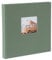 goldbuch 27 309 Bella Vista Fotoalbum mit Bildausschnitt Artischocke, Erinnerungsalbum im Format 30 x 31 cm, Foto Album 60 weiße Seiten mit Pergamin-Trennblättern, Fotobuch mit Leineneinband in Grün