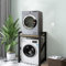 Washer Dryer Stack Stand Stacking Kit with Shelf,Over Washer Storage Rack Unit 400KG Load Capacity for Front Loader Washing Machines and Tumble Dryers