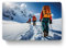 100 Visitenkarten, laminiert, inkl. Kartenspender - Bergsteiger Wandern Klettern (Design 724995184)