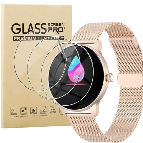 KUSINHOKA 3 Pièces Protection Écran pour ICE-WATCH Ice Smart 2.0 1.2 Pouces, HD Anti-Rayures Film Protection, sans Bulles, Souple TPU Protecteur D'écran pour ICE-WATCH Smart 2.0 Accessoires