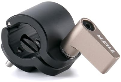 Tilta 15mm Adapter Compatible with Tripod Phone Mount, 15mm Rod Clamp with a 1/4-20 Screw - Black TA-PMB5-15-B