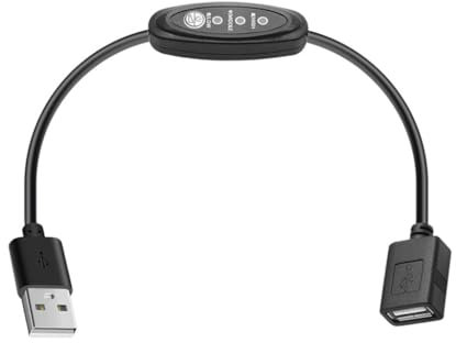 divuukyi USB-Geschwindigkeitsregler, 5 V, elektronisch, 3 Geschwindigkeitsstufen, einstellbare Regler, Schalter für Gebläse, Ventilator-Geschwindigkeitsregelung