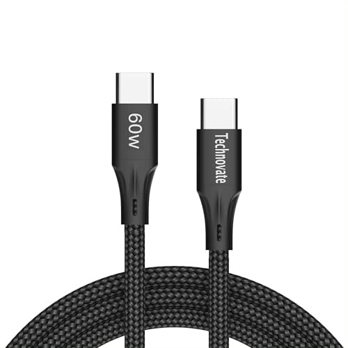 USB C Charger Cable 1.5 Meter USB C to USB C Type C Charger Fast Charging 60W Lead Nylon Braided for iPhone 15/16 Series Samsung Galaxy S25 S24 S23 S22 S21 Pixel 8 7 6 Z Flip 4/3 Huawei Switch (60W)