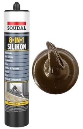 Silikon Soudal 8-IN-1 Premiumsilikon die All-in-One-Lösung (Mahagoni)