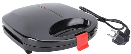 AUNMAS 750W Waffeleisen, Eisenaluminium ABS Intelligente Temperaturregelung Non -Stick Electric Waffel Maker für den Kommerziellen Gebrauch zu Hause (EU -Stecker 220 V)