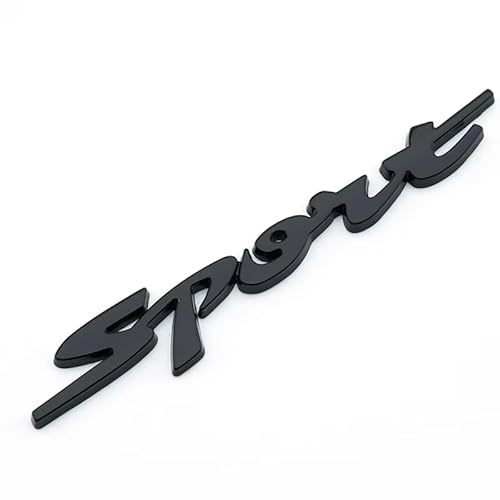Xiazhi Auto Logo Emblem für Mercedes Benz C E S M Serie CLK GLK GL AB AMG GLS GLE AMG, Karosserie Aufkleber Sportliches Design Metallsticker Dekoration Tuning Zubehör für Fahrzeug,Black