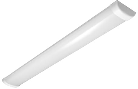 ELG Leuchten Aufbauleuchte Feuchtraumleuchte 1500mm 2-flammig vorverdrahtet für LED Röhren Deckenleuchte Kellerleuchte Werkstattleuchte (ohne leuchtmittel)
