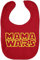 ShirtStreet Geschenk zur Geburt Baby Lätzchen Baumwolle Baby Bib Sohn Tochter Mama Wars, Größe: onesize,Red