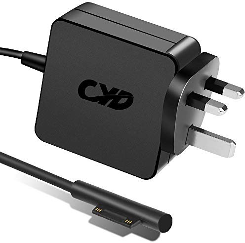 QYD 36W 12V 2.58A Charger PowerFast Replacement for Laptop-Charger Microsoft Windows New Surface Pro 5 4 3 1625 1735 1736, Extra 5.25ft Notebook Power Supply Ac Adapter Cord Cable