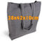 Cottonbagjoe Einkaufstaschen | 38x42x10 cm | aus recycelte Baumwolle | Seiten und Bodenfalte | mit langen Henkeln | Jutebeutel | Baumwolltaschen zum Bemalen, Bedrucken | DIY