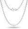 LeCalla 925 Sterling Silver Italian 3 MM Rolo Belcher Link Chain Necklace for Men and Women 24 Inches