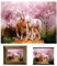 3D LiveLife Linsenförmige Wandkunst Drucke - Frühlingsliebe von Deluxebase. Ungerahmtes 3D Pferd Poster. Perfekter Wandfüller. Original kunstwerk lizenziert von bekannt künstler, Carol Cavalaris