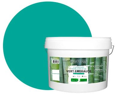 BOX DECO COULEURS Pintura natural ecológica interior exterior aspecto mate Natura – 10L /130m² [Clase energética A+], verde esmeralda
