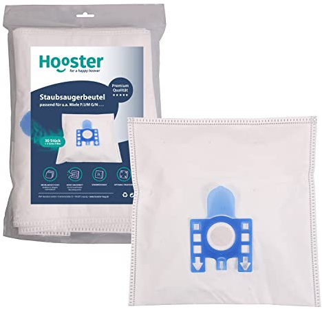 Hooster 30 Stück Staubsaugerbeutel als Alternative zu Swirl M40-9520 - Material Vlies 5-Lagig