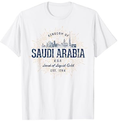 Retro Saudi Arabia Vintage Saudi Arabien T-Shirt