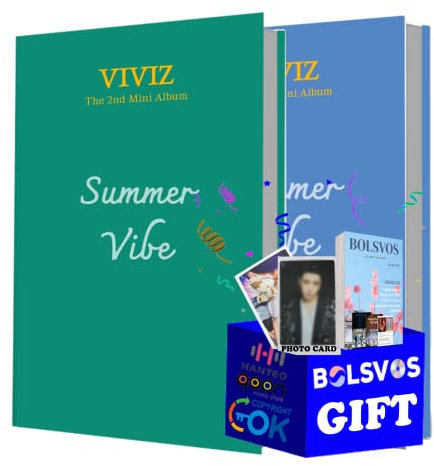 VIVIZ - Summer Vibe [F+R Full Set ver.] (2nd Mini Album) 2 Albums+Pre Order Limited Benefits+BolsVos K-POP eBook (21p), Photocards