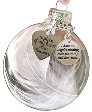 Weihnachtskugel, Klarer Engel, Gedenkkugel, Weihnachtsanhänger, Andenken, Gedenkstätte, Weihnachtsschmuck, Weihnachtskugeln, Ornament (Mama)