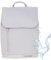 New Rebels Rucksack Damen Daley Fashion small Damenrucksack Mini Handtasche Plane 51.1312 + Schlüsseletui (Hellgrau Beige 06)