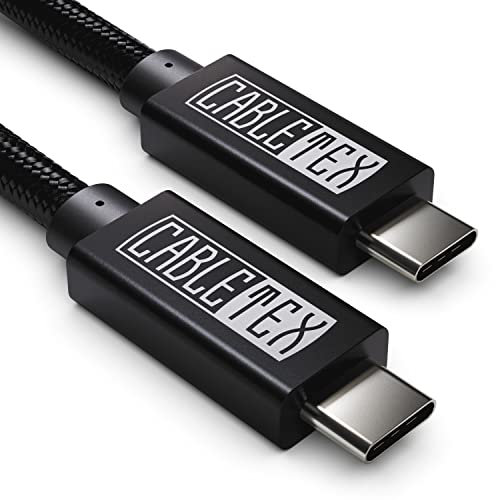 CABLETEX 100 Watt USB C Ladekabel kompatibel mit Lenovo Notebooks und Universal Dockingstation, 3 Meter