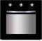 SIA FSO59BL Built-in Single Electric Fan Oven and Grill, Multi-function With Timer, A Energy Rating, Black, 2 Years Parts & Labour Guarantee