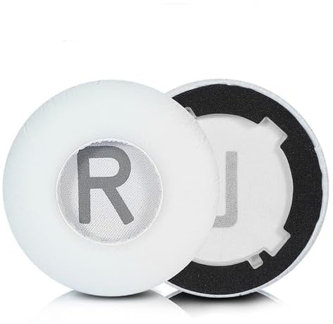 1 Pair Replacement Earpads Cushions for JBL Tune 660NC 600BT T600BT T600NC 600 BTNC, Noise Cancelling Headphones Earmuffs Ear Pads Covers Accessories,Soft Memory Foam (white)