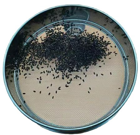 Tamiz de Harina de Acero Inoxidable, Tamiz de Cocina, Tamiz Fino, Tamiz Redondo,tamiz de jardin,Diámetro de 30 cm