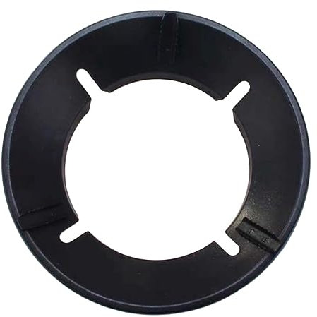 Laqerjc Herdhalterung Gasofen Wok Ring Gas Kochfeld Universal Pfanne Stützküchen Topfhalter 4 Slots schwarz