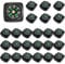 25Pcs Button Kompass Mini Kompass für Paracord Armband,Taschenkompass,Kompass Outdoor,Kompass Kinder,Nautischer Kompass,Kompass Klein,Taschen Kompass,Kompass Wandern für Outdoor Camping Wandern