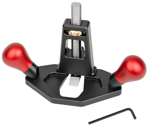 Raboteuse manuelle portable en bois avec poignée confortable, coupe efficace des bords, profondeur réglable jusqu'à 25 mm