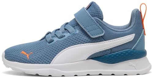 PUMA ANZARUN LITE AC+ PS Sneaker, COOL Blue White-ORANGE GLO, 33 EU