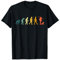 Jäger mit Dackel Evolution Jagen Retro Teckel Jagdhund Jagen T-Shirt