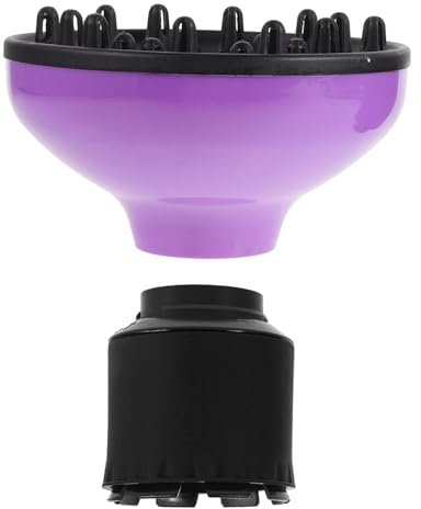 Ipetboom Difusor Para Secador De Pelo, 1 Unidad, Tamaño Ajustable, Resistente Al Calor, Para Peinados Rizados y Secos, Color Morado