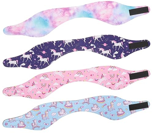 Happyyami Fascia per Orecchie da Nuoto Regolabile 4 Pezzi Sbr