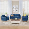 Vesgantti Sofa Sets Blau Sofa Stoff Montage ohne Werkzeug