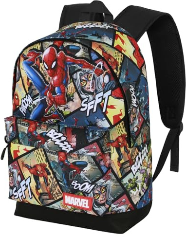 Marvel Spiderman Panels-FAN HS Rucksack 2.2, Mehrfarbig, 31 x 44 cm, Kapazität 24 L