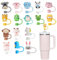 XLTXWD 16Pcs Straw Toppers, Straw Covers, 0.4 Inch/10mm, Dustproof, Leakproof, Silicone, Reusable, Home, Travel