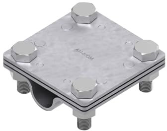 Tiefenerder Erder Erdung SET 3m 2x1500mm Ø16 feuerverzinkt - Längenauswahl (Klemme DIN Ø16)