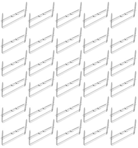 SHINEOFI 50pcs Paper Fasteners 2 Prong File Folder Prongs Silver Metal Double Hole Design Easy Insertion and Removal Versatile Usage for Student Assignments and Projects
