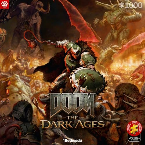 Good Loot | Doom The Dark Ages - Slayer's Rag Puzzle | Puzzle, Offizielles Doom The Dark Ages Artwork, 1000 Teile, Offizielle Lizenz, 48 X 68 cm | 1+ Spieler
